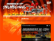 Tablet Screenshot of drummers.nl